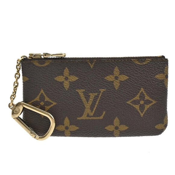 LOUIS VUITTON Pochette Cles Coin Case Wallet Monogram Leather BN - Picture 1 of 16